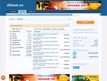 Tablet Screenshot of diendan.4share.vn